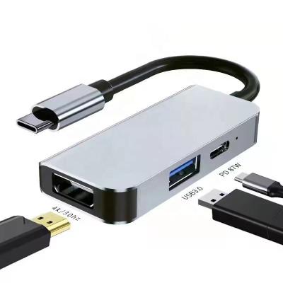 China USB 3.1/USB Type-C Hub Adapter Docking Station with 4K HDMI USB3.0 USB 3.0 Type C PD for sale