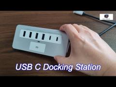 9 in 1 portable docking station for laptop with sd card reader hdmi 4k