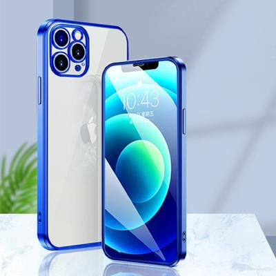 China Shockproof Imprue Soft Clear Electroplated Mobile Phone Bags & Cases for iPhone 12pro max phone case for iphone 12 mini back cover shell for sale