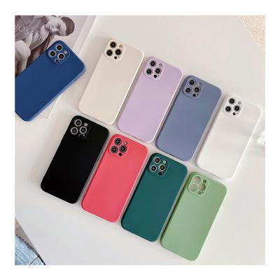 China Imprue Shockproof Wholesale Colorful Soft Silicone Cell Phone Case Shockproof Cover For iPhone 12 11 Pro Max Xr Xs 8plus 13 Phone Case for sale