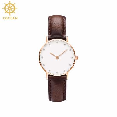 China Water Resistant 2018 Hot Sale Popular Ladies Rose Gold Watches Women Watches for sale