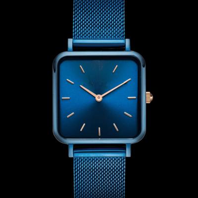 China Water resistant hot sale! Simple Square Water Resistant Office Lady Watch for sale