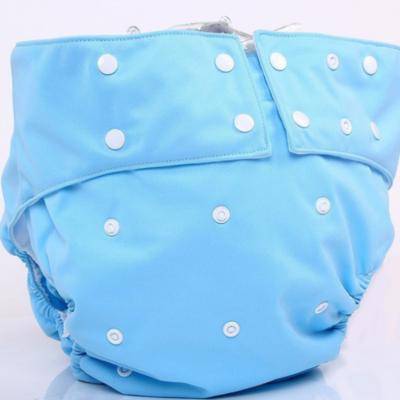 China Pocket Waterproof Patient Diaper Pants Adults PUL Cloth Printed Adjustable Breathable Diapers for sale