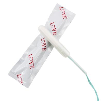 China Disposable Soft Tampons Wholesale Organic Plastic 100 Cotton Applicator Tampons for sale