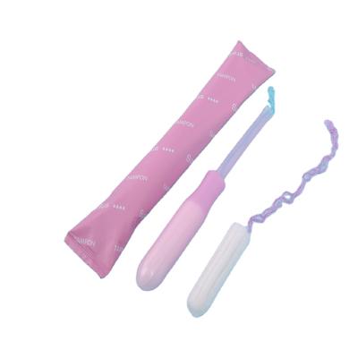 China Healthy Eco Friendly Disposable Cardboard Applicator Female Cotton Tampons for sale