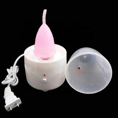 China Reusable Cheap Price Lady Care Menstrual Cup Steam Sterilizer On Battery Private Label for sale