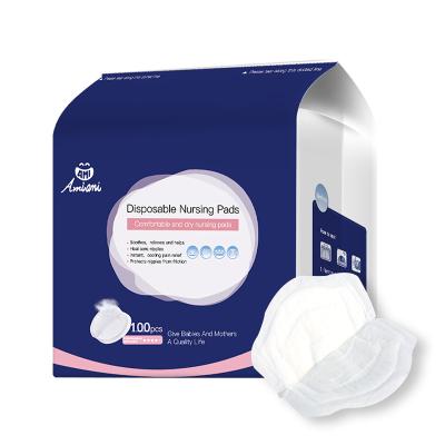 China Nursing Disposable Bra Packing 100pcs Pad Pack Absorbent Independent Nursing Pad for sale