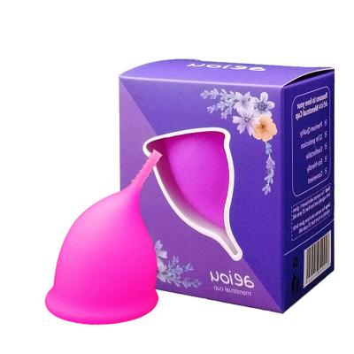 China Washable Silicone Menstrual Cups Medical Grade Reusable Period Cups for sale