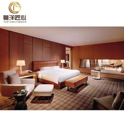 China Bubble Star Hotel Bed Room Furniture Solid Wood Luxury Bedroom Used Hotel Furniture For Sale for sale