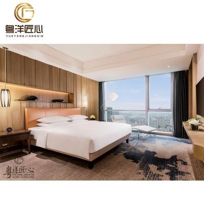 China Solid Wood Luxury Bubble Star Hotel Bed Room Furniture Bedroom Foshan Hotel Furniture for sale