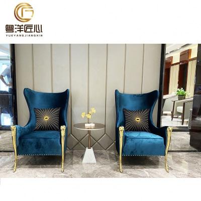 China Chinese Factory High Solid Wood Back Fabric Dining Chair Buttons Back Chair Restaurant Chair For Dining Room for sale