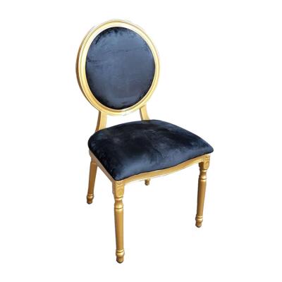 China Customized Hotel Louis Chair Louis Ghost XV Style French Chair Round Back Wedding Dining Chair For Sale for sale