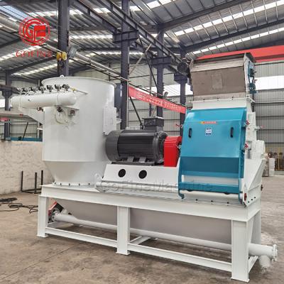 中国 Net Type Feed Grain Hammer Mill Poultry Feed Manufacturing Machine 販売のため