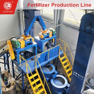 China Double Roller NPK Compound Organic Fertilizer Production Line for sale