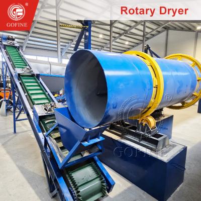 China Professional Stainless Steel Drum Rotary Dryer With Fertilizer Production Line for sale