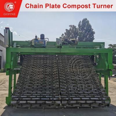 China Biologische dierlijke mest Kettingplaat Compost Compost Turner meststof Compostmachineapparatuur Te koop