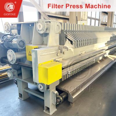 China Filtering Impurities Sludge Dewatering Plate And Frame Filter Press Sludge Treatment Plant zu verkaufen