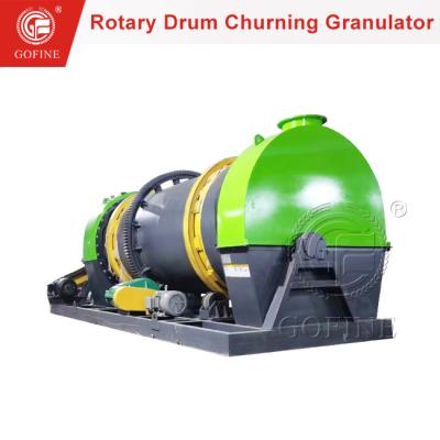 China Wet Granulatie methode Rotary Drum Churning Granulator Machine Te koop