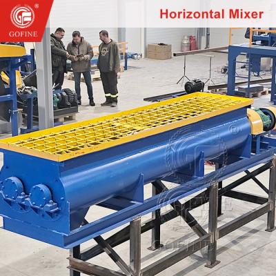 China Paddle Type Double Shaft Mixer Fertilizer Blending Systems for sale