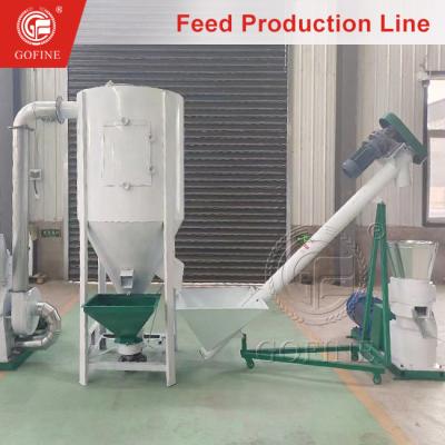 China Extrusion Type Floating Fish Feed Pellet Machine Complete Feed Production Machine for sale