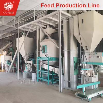 China Automated Feed Production Line With Fish Feed Manufacturing Machine for sale