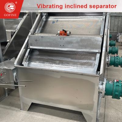 China Anti-Corrosion 304 Stainless Steel Cow Dung Wet And Dry Separator Machine for sale