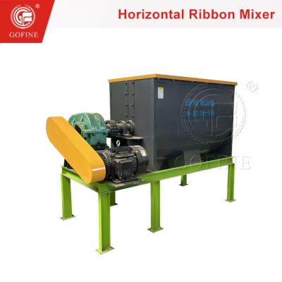 China Chemical Raw Materials Powdered Potassium Chloride Horizontal Ribbon Mixer for sale