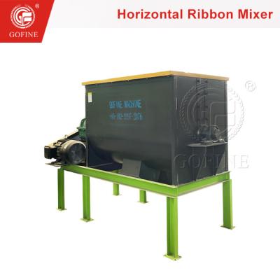 China Organic Compound Fertilizer Production 2-8 T/H Horizontal Ribbon Blender for sale