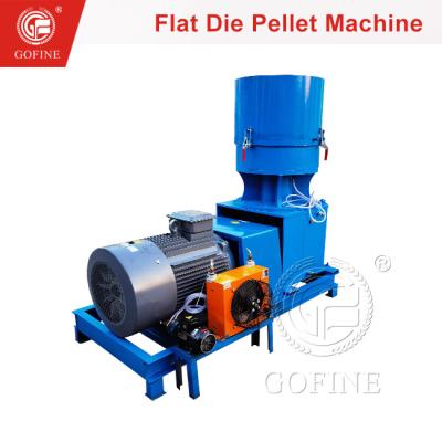 China High Working Efficiency Type Organic Fertilizer Flat Die Granulator With 1-2t/H Capacity for sale