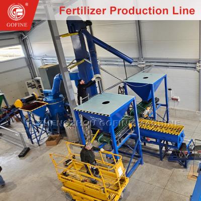 China Equipamento de produção de fertilizantes compactos de cloreto de cálcio de 2 a 5 toneladas/h à venda