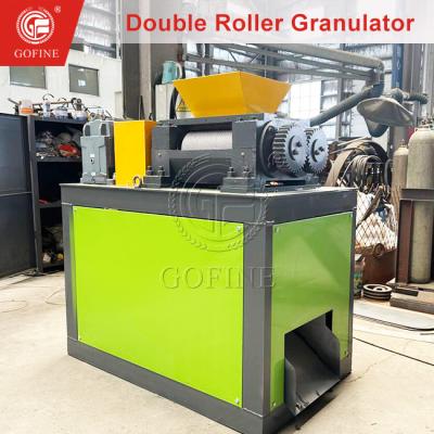 China Double Roller Fertilizer Granules Making Machine / Organic Fertilizer Granulator Machine for sale