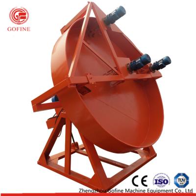 China 2-6mm Granules Organic Fertilizer Disc Pelletizer / Wet Way Pan Granulator Machine for sale