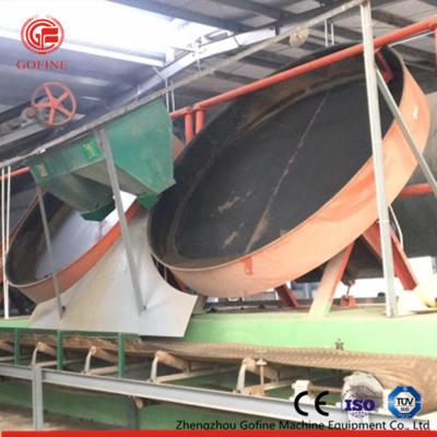 China Organic Fertilizer Pan Granulator Energy Saving High Production Effcciency for sale