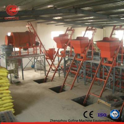 China 8 Ton / Hour BB Fertilizer Production Line , BB Fertilizer Blending Machine for sale