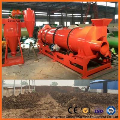 China 200 Cubic Meter Organic Fertilizer Dryer Chicken Manure Rotary Dryer Machine for sale