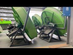 Wet Way Disc Organic Fertilizer Granulator With Automatic Material Feeding System