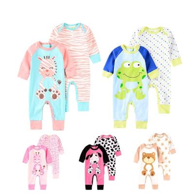 China 100% Custom Printed Onesie Cotton Newborn Comfotable O/A Service OEM Workmanship Boy Gril Baby Clothes Baby Romper for sale