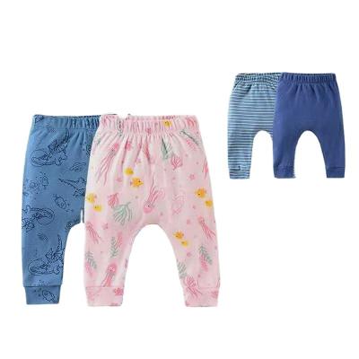 China Antistatic 100% Cotton Soft And Comfortable Baby Pants High Quality Pants For Newborns for sale