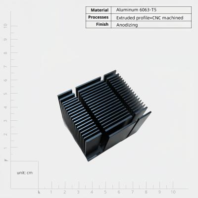 China Customized Lightweight Aluminum Heat Sink 6000 Series With Long Lasting Durability Easy Installation for sale