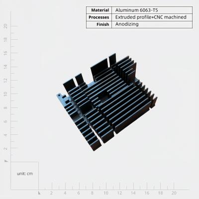 Chine Disque de chaleur à extrusion en aluminium personnalisable pour une meilleure dissipation de la chaleur à vendre