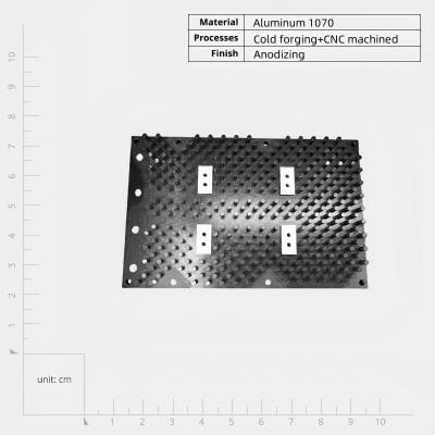 Chine Disque thermique de forgeage à froid en aluminium personnalisable pour une meilleure dissipation thermique à vendre