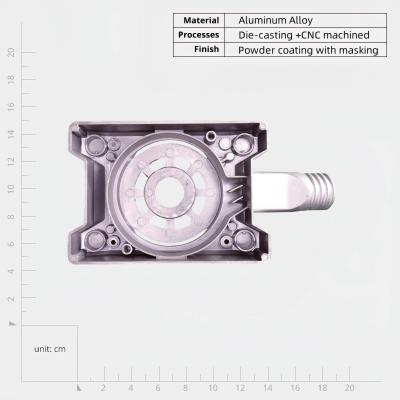 China Silver Die Casting Housing With Durable And Powder Coating Surface For Electronic Products for sale