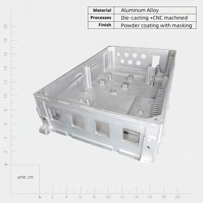 China Silver Aluminium Die Casting Housing Versatile Design for Strong Corrosion Resistance for sale