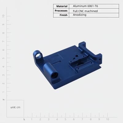 China Precision Anodized Aluminum Alloy CNC Machined Parts for Electronic Equipment for sale