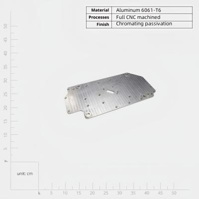 China CNC-Fräsen-Bearbeitung anodisiert Aluminium-Steuerung Frontplatte zu verkaufen