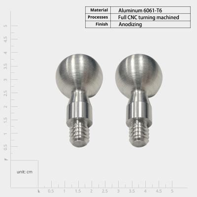 China CNC-draaionderdelen met 0,01 mm tolerantie Te koop