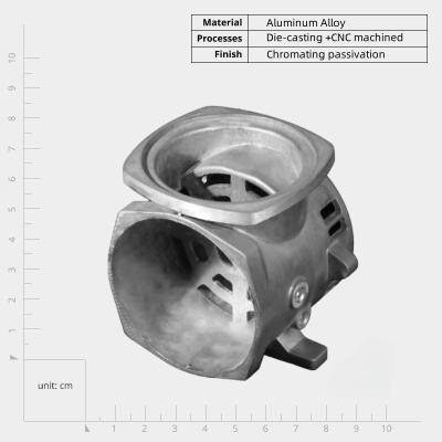 China High Production Efficiency Aluminium Die Casting Housing Zinc Alloy Die Casting Parts For Electronic Devices for sale