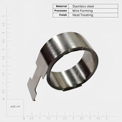 중국 Custom Metal Flat Torsion Fan Spring Constant Force Compression Spring Retractable Clock Springs Manufacturer 판매용