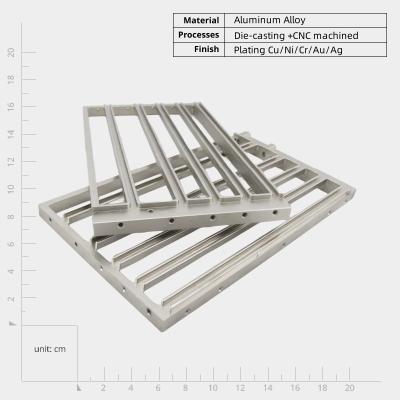 China Custom ADC12/A380 Aluminum Die Casting Part Plating Nickel with ±0.05mm Tolerance for sale