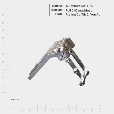 China Customized Precision Metal Assembled Structural Components Industrial Grade Aluminium Die Casting  with Plating nickel for sale